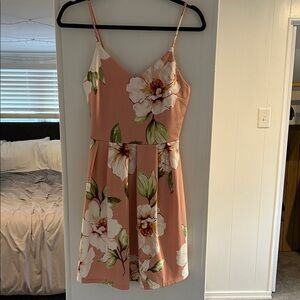 Monteau Blush Pink floral dress